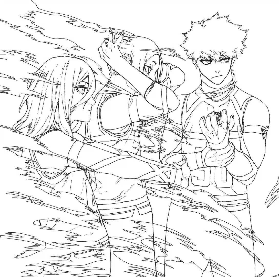 Синя тюрма (Blue lock) (Coloring book) - Зображення 3