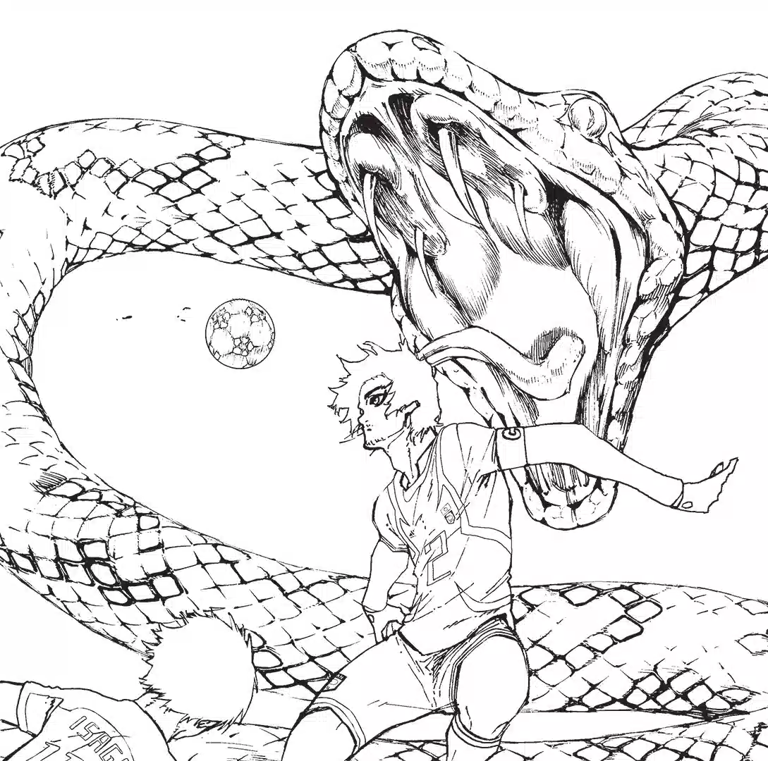 Синя тюрма (Blue lock) (Coloring book) - Зображення 5