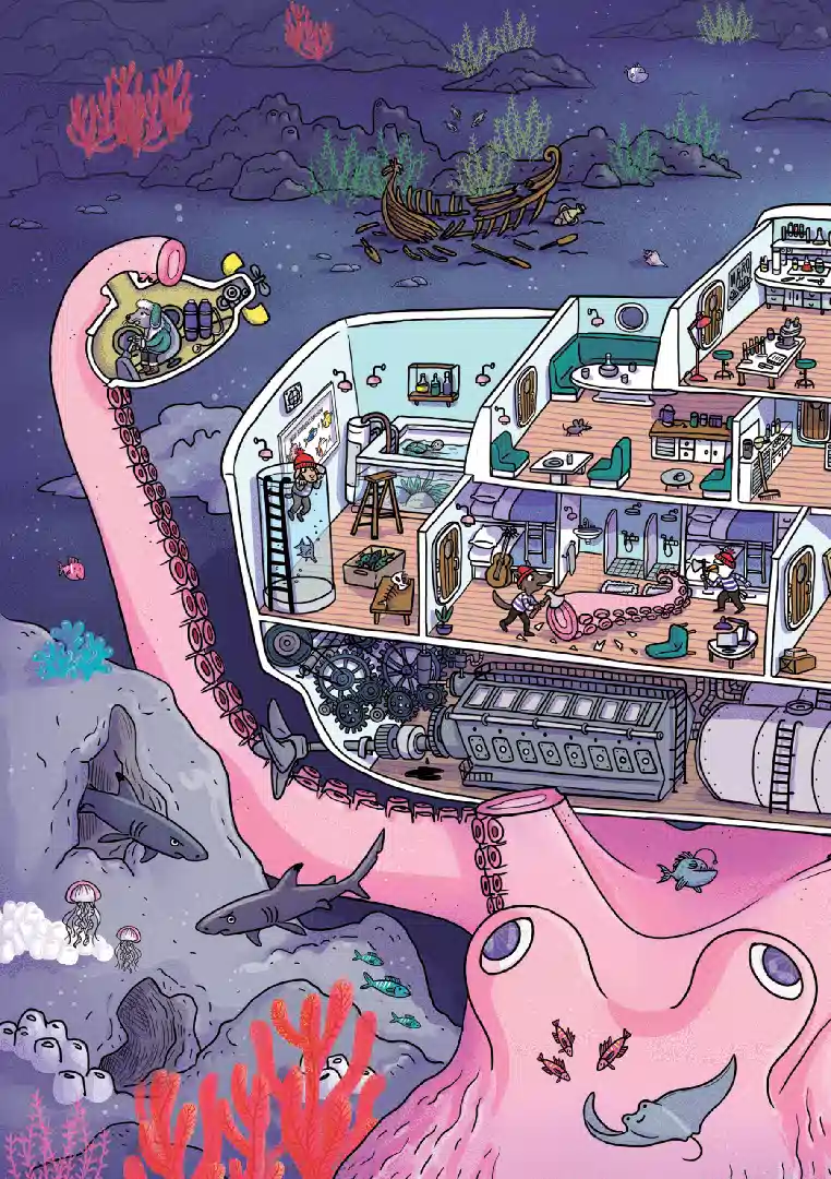 Маленькі загадки на кожному поверсі, Том 4 "Зовсім не страшно" - Зображення 10